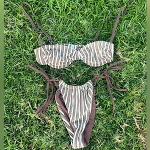 Rhythm Women’s Terry Sands Stripe Top and Bottom